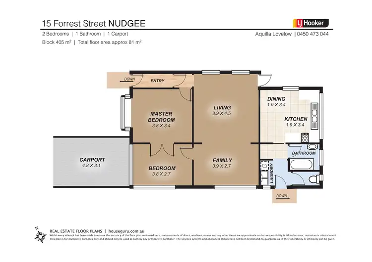 Floorplan of Homely house listing, 15 Forrest Street, Nudgee QLD 4014