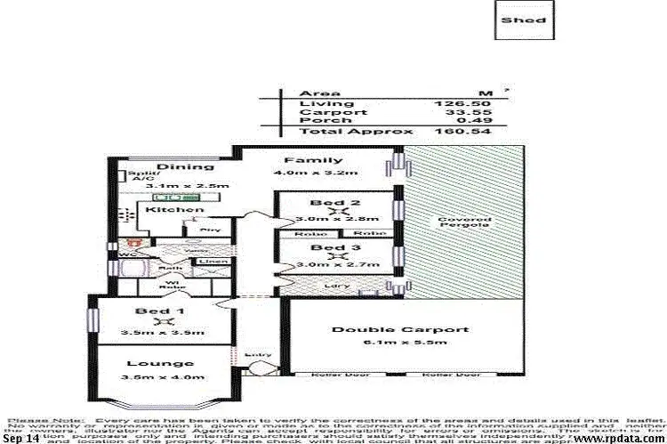 Floorplan of Homely house listing, 11 Chestnut Grove, Blakeview SA 5114