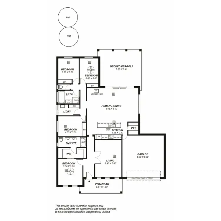 Floorplan of Homely house listing, 3C Mosel Street, Echunga SA 5153