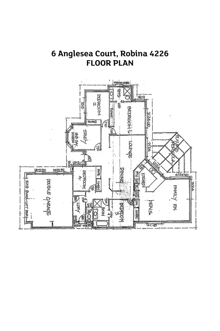 Floorplan of Homely house listing, 6 Anglesea Court, Robina QLD 4226