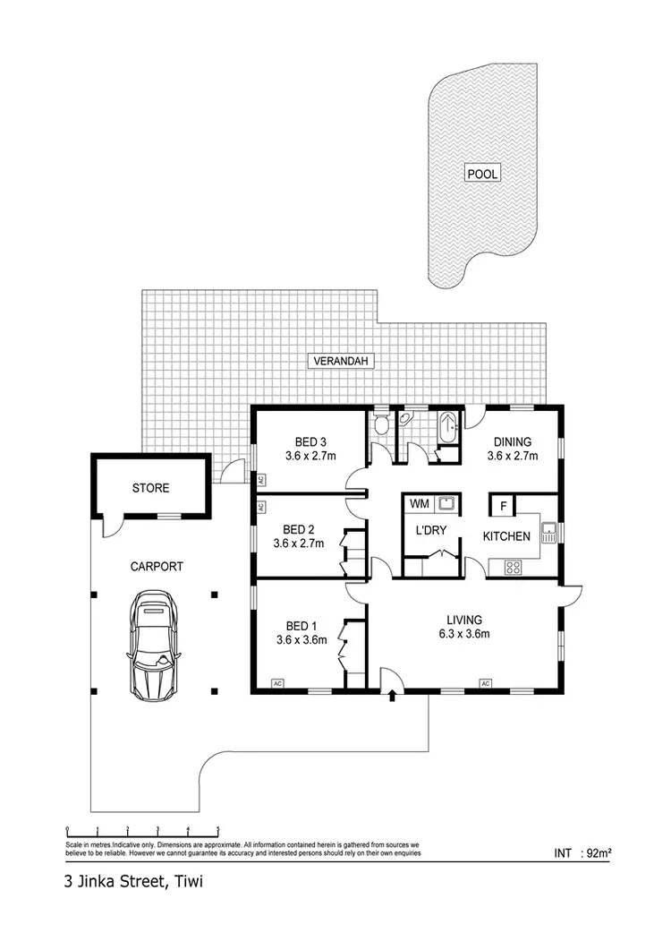Floorplan of Homely house listing, 3 Jinka Street, Tiwi NT 810