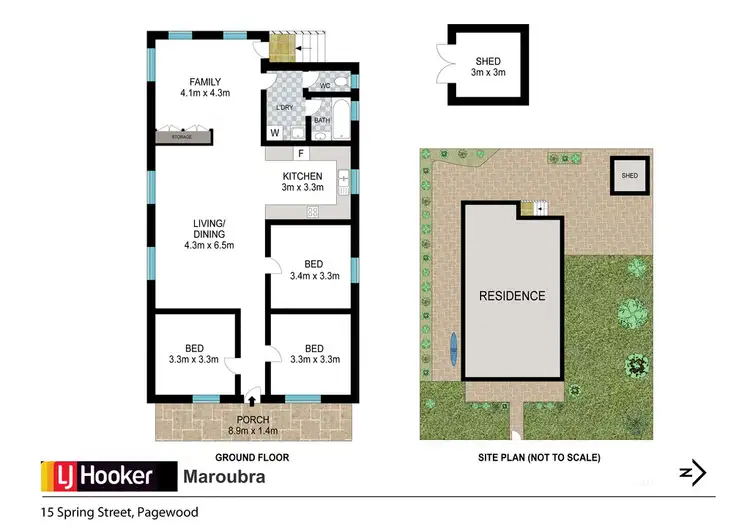 Floorplan of Homely house listing, 15 Spring Street, Pagewood NSW 2035
