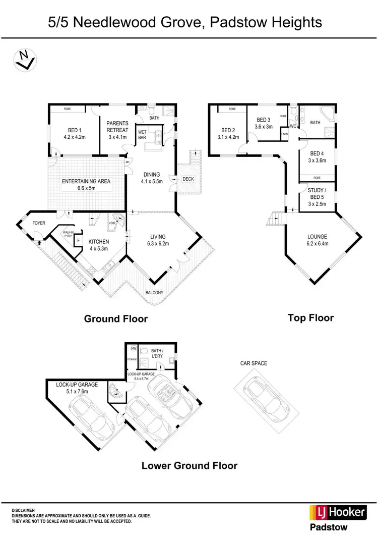 Floorplan of Homely townhouse listing, 5/5 Needlewood Grove, Padstow Heights NSW 2211