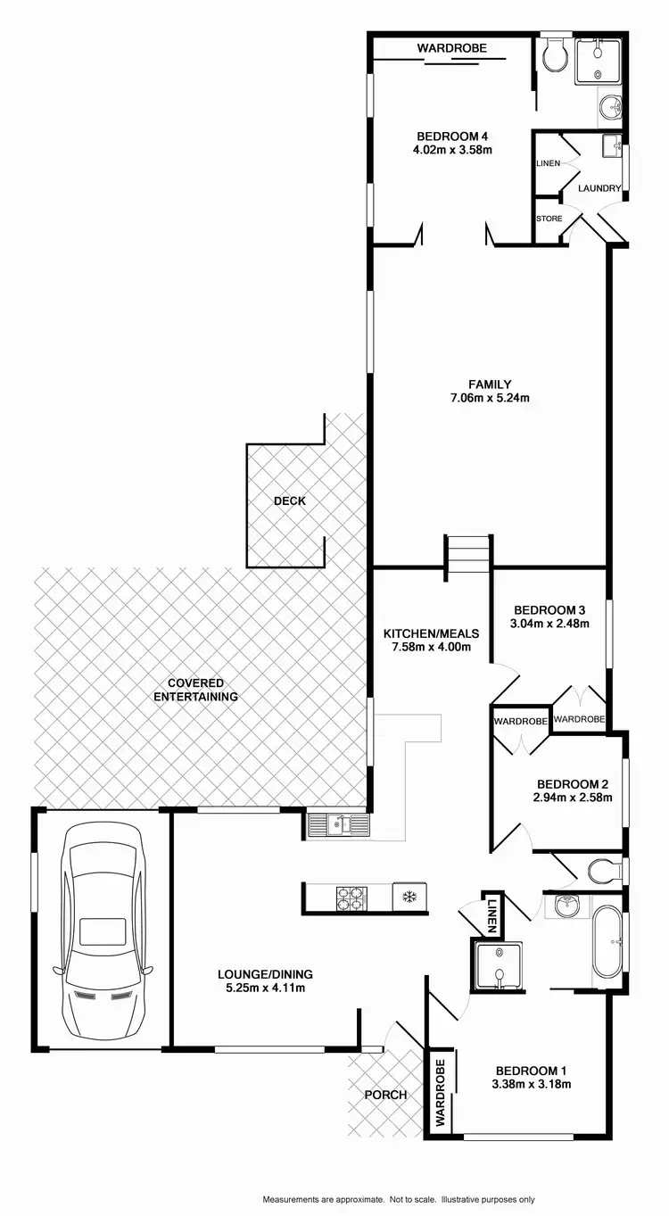 Floorplan of Homely house listing, 14 Fryer Street, Mount Annan NSW 2567