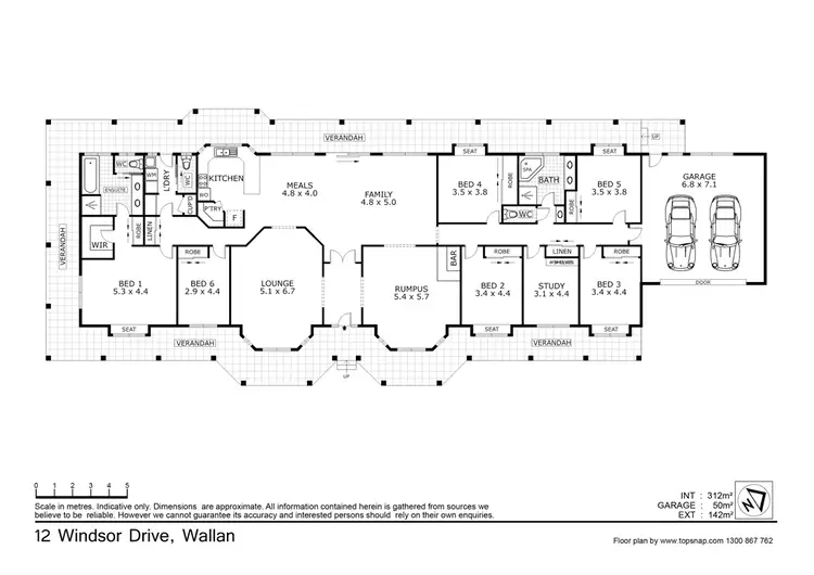 Floorplan of Homely house listing, 12 Windsor Drive, Wallan VIC 3756