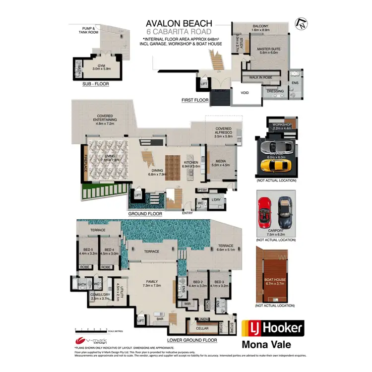 Floorplan of Homely house listing, 6 Cabarita Road, Avalon NSW 2107