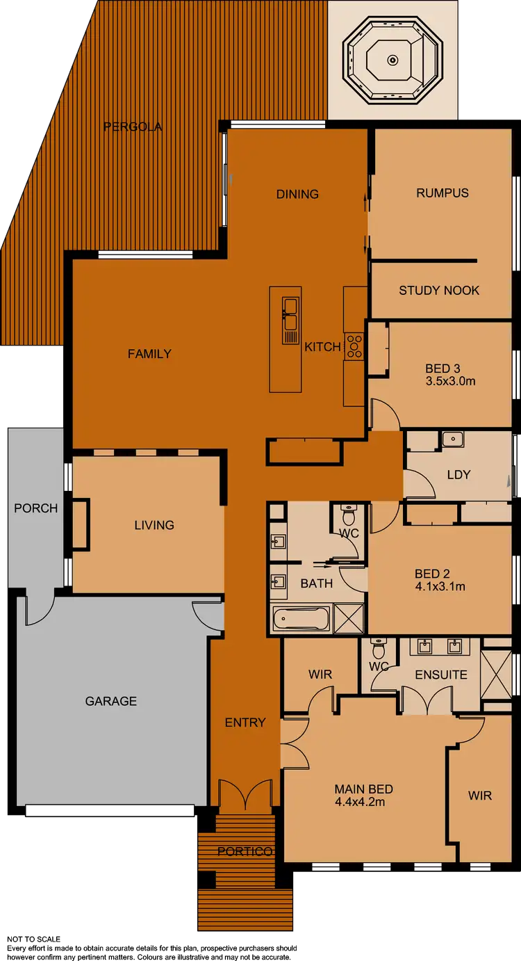 Floorplan of Homely house listing, 17 Lorikeet Drive, Berwick VIC 3806