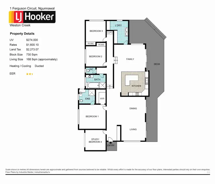 Floorplan of Homely house listing, 1 Ferguson Circuit, Ngunnawal ACT 2913