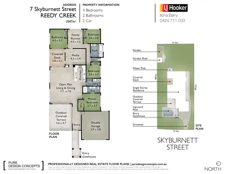 Floorplan of Homely house listing, 7 Skyburnett Street, Reedy Creek QLD 4227