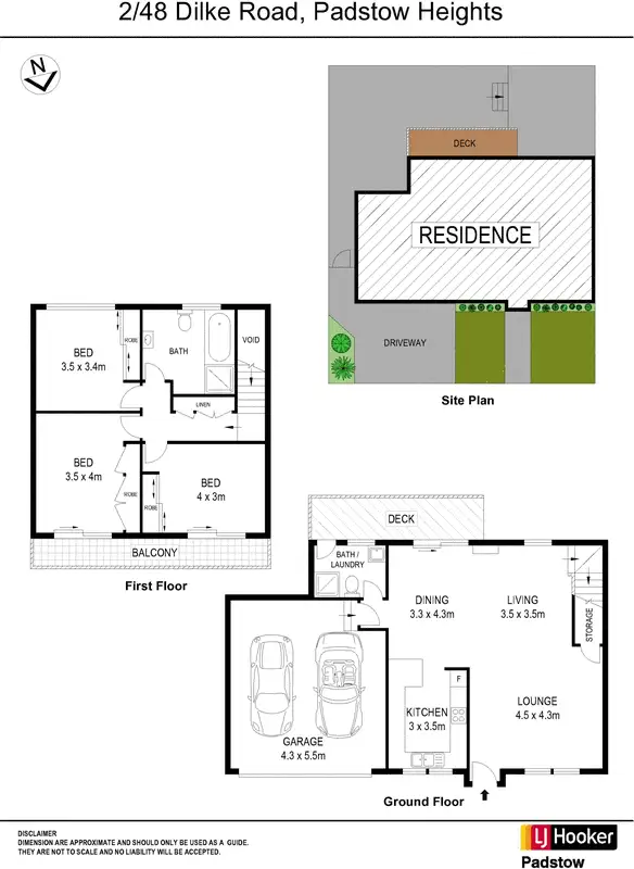 Floorplan of Homely semi-detached listing, 2/48 Dilke Road, Padstow Heights NSW 2211