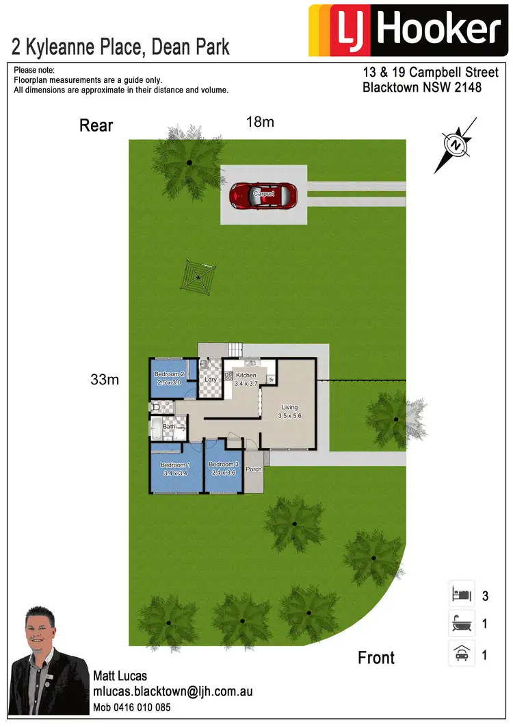 Floorplan of Homely house listing, 2 Kyleanne Place, Dean Park NSW 2761
