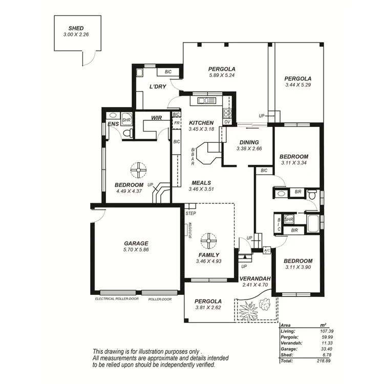 Floorplan of Homely house listing, 3 Portia Street, Flagstaff Hill SA 5159