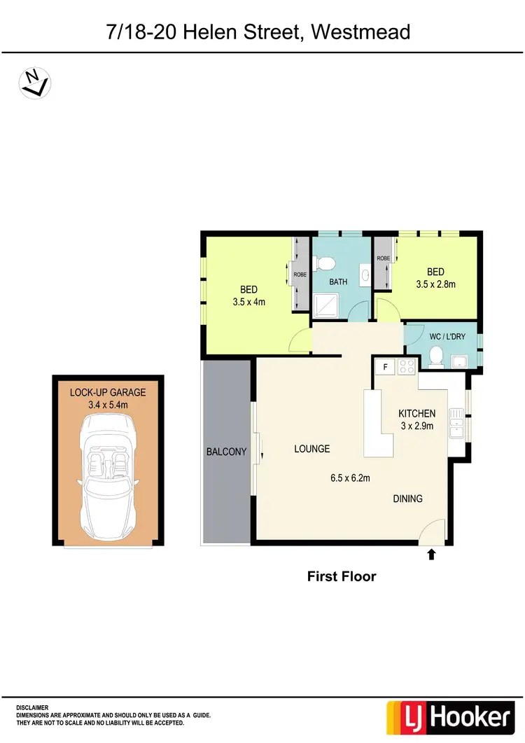 Floorplan of Homely apartment listing, 7/18 Helen Street, Westmead NSW 2145