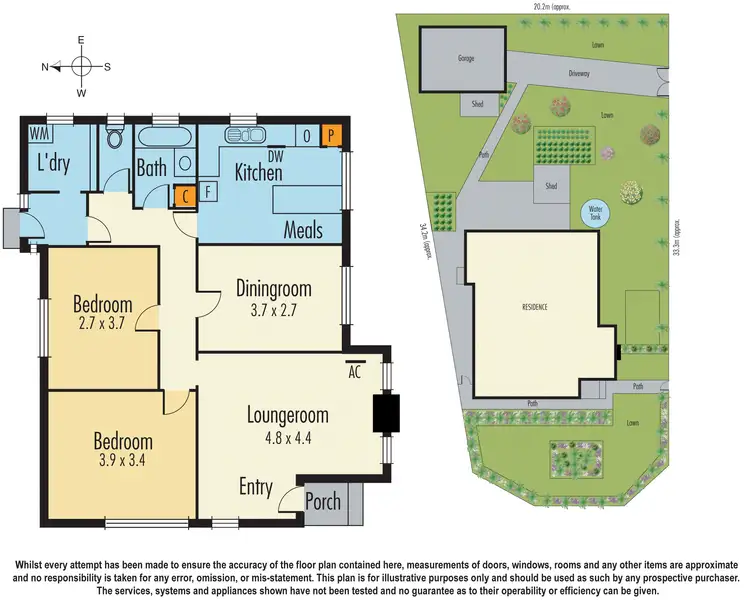 Floorplan of Homely house listing, 7 Page Court, Dandenong North VIC 3175