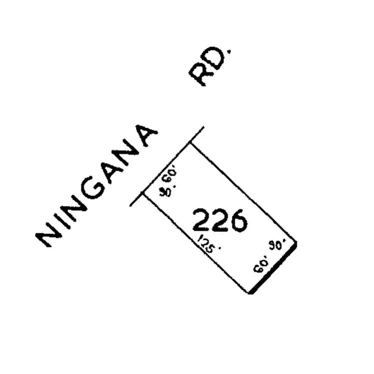 Floorplan of Homely land listing, 39 Ningana Road, Aldinga Beach SA 5173