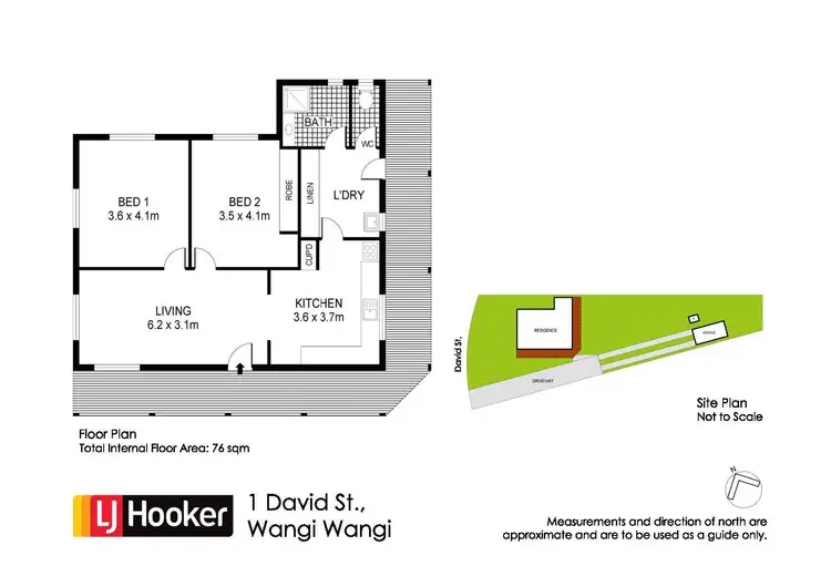 Floorplan of Homely house listing, 1 David Street, Wangi Wangi NSW 2267