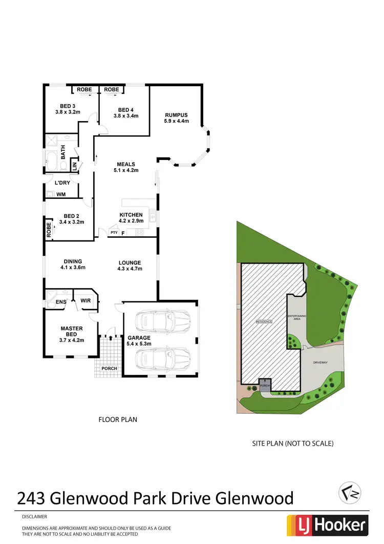 Floorplan of Homely house listing, 243 Glenwood Park Drive, Glenwood NSW 2768