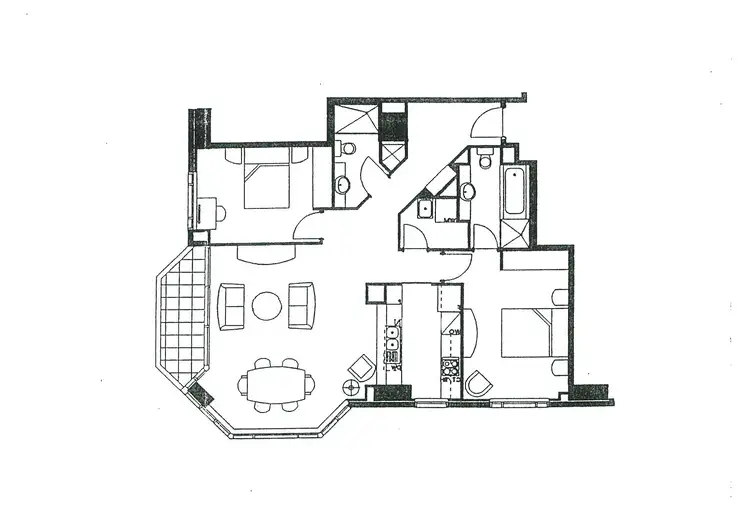 Floorplan of Homely apartment listing, 1907/2 Quay St, Haymarket NSW 2000