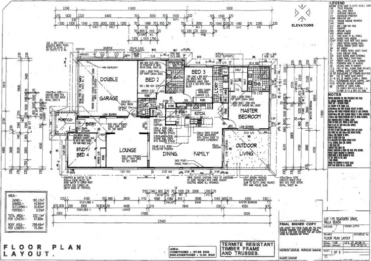 Floorplan of Homely house listing, 10 Seaforth Drive, Valla Beach NSW 2448