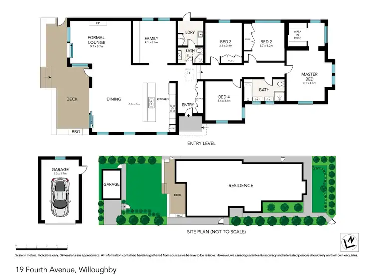 Floorplan of Homely house listing, 19 Fourth Avenue, Willoughby NSW 2068