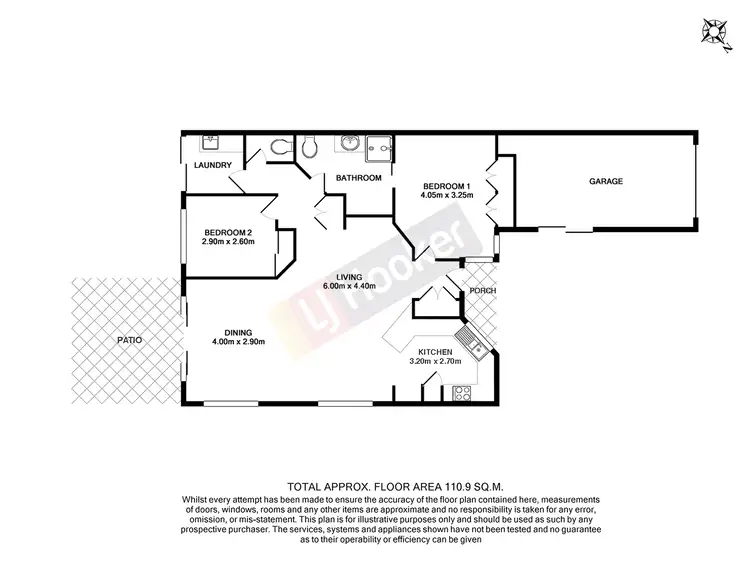 Floorplan of Homely unit listing, 1/367 Algester Road, Algester QLD 4115