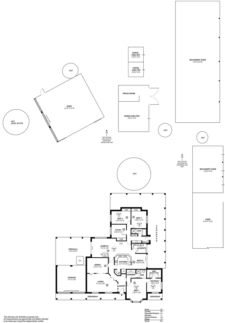 Floorplan of Homely rural property listing, 24 Allandale Road, Strathalbyn SA 5255