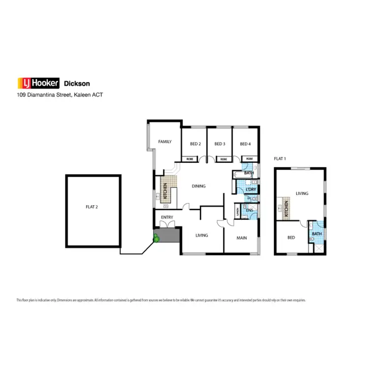 Floorplan of Homely house listing, 109 Diamantina Crescent, Kaleen ACT 2617