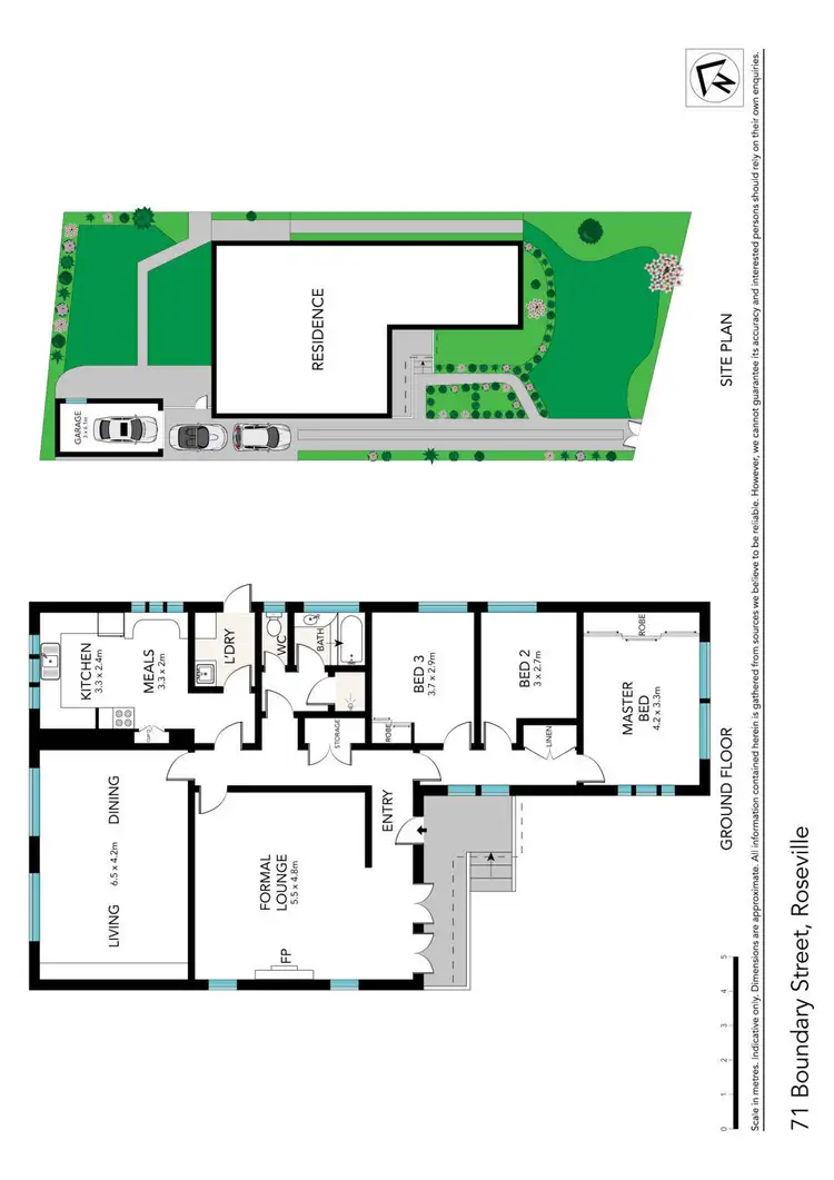 Floorplan of Homely house listing, 71 Boundary Street, Roseville NSW 2069
