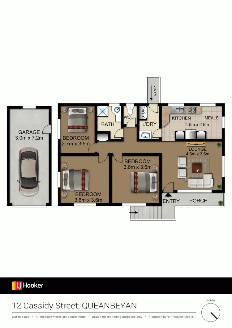 Floorplan of Homely house listing, 12 Cassidy Street, Queanbeyan NSW 2620