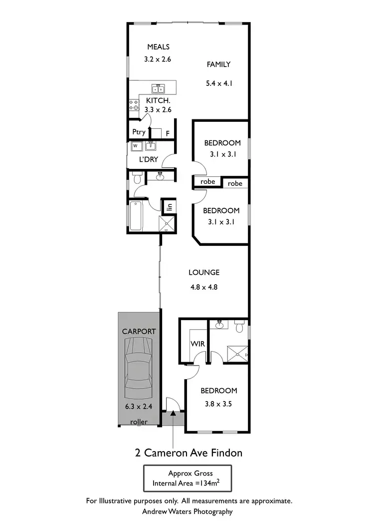 Floorplan of Homely house listing, 2 Cameron Avenue, Findon SA 5023