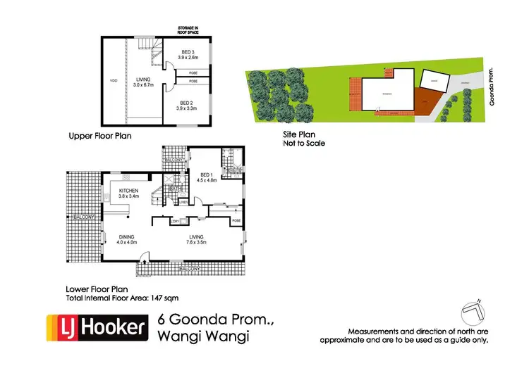 Floorplan of Homely house listing, 6 Goonda Promenade, Wangi Wangi NSW 2267