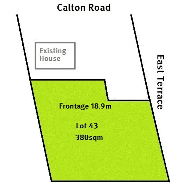 Floorplan of Homely land listing, Lot 43/ East Terrace, Gawler East SA 5118