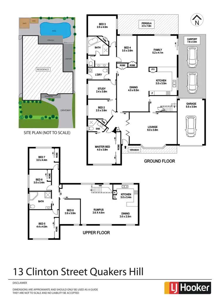 Floorplan of Homely house listing, 13 Clinton Street, Quakers Hill NSW 2763