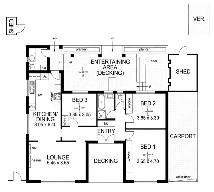 Floorplan of Homely house listing, 3 Rosefield Lane, Sturt SA 5047