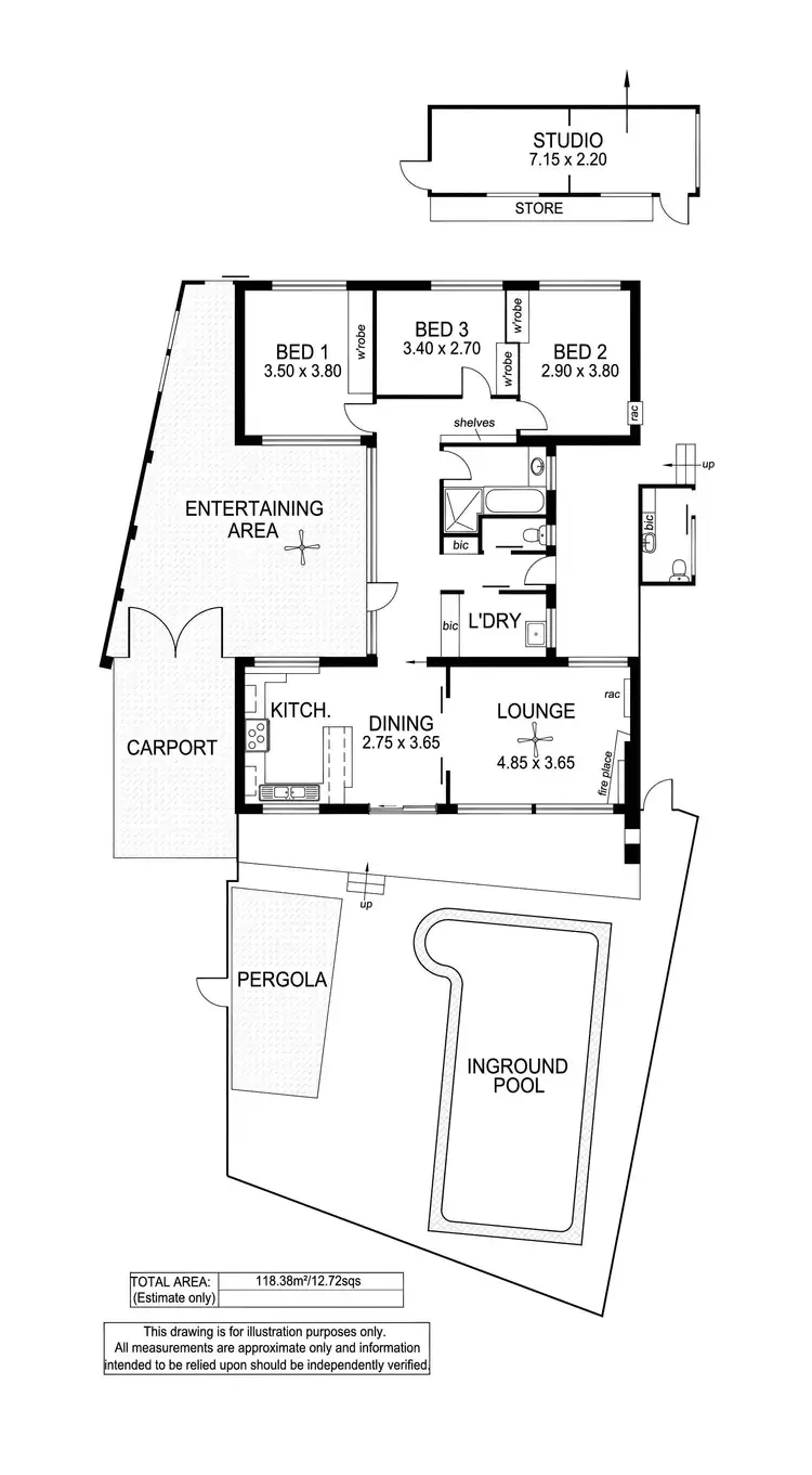 Floorplan of Homely house listing, 16 Forrest Avenue, Marino SA 5049