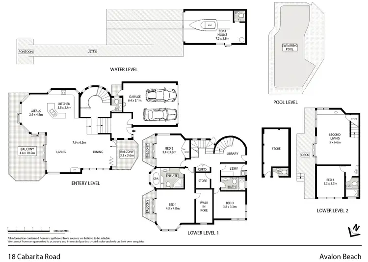 Floorplan of Homely house listing, 18 Cabarita Road, Avalon NSW 2107