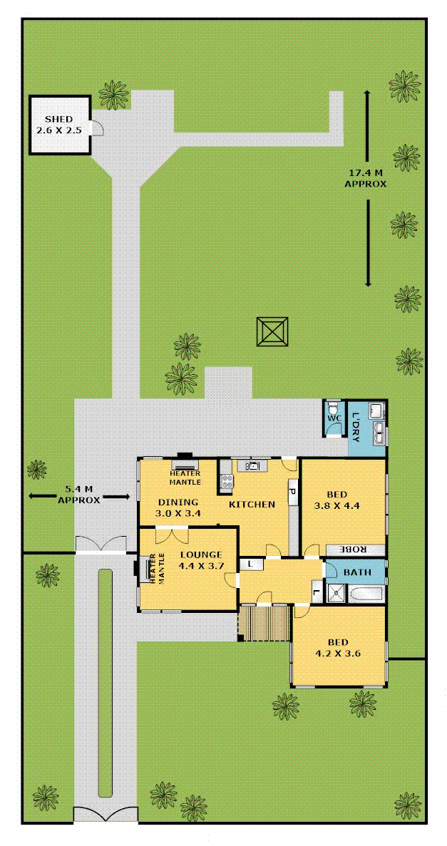 Floorplan of Homely house listing, 125 Princes Highway, Norlane VIC 3214