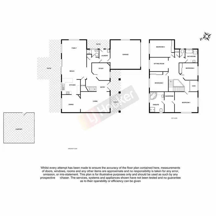 Floorplan of Homely house listing, 41 Nambung Place, Parkinson QLD 4115