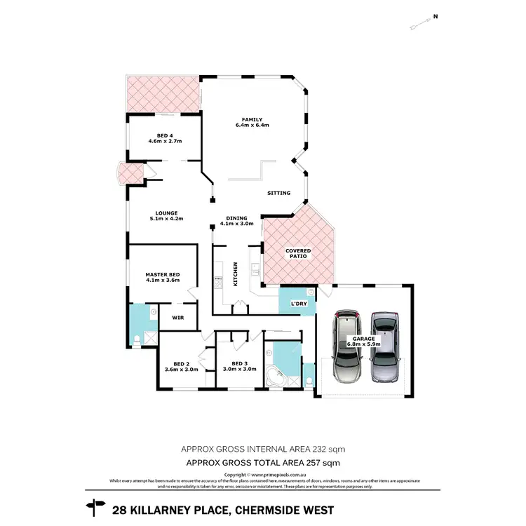 Floorplan of Homely house listing, 28 Killarney Place, Chermside West QLD 4032