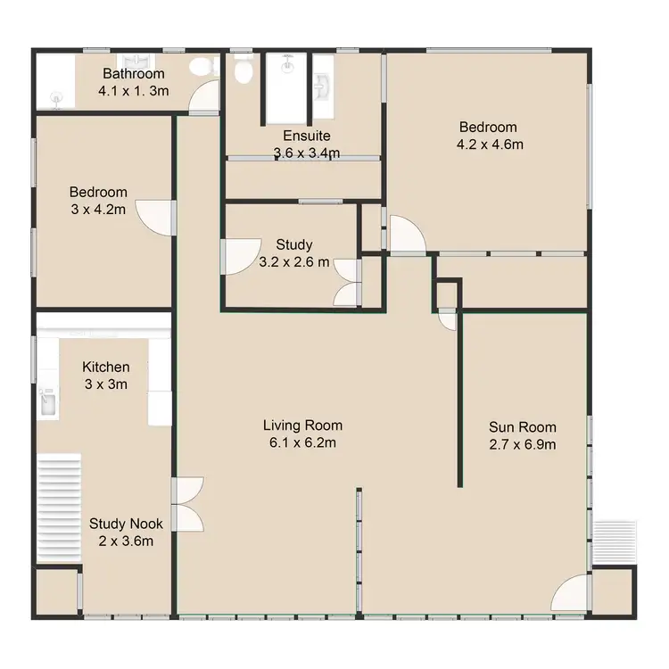 Floorplan of Homely house listing, 5 Gilbert Crescent, Belgian Gardens QLD 4810