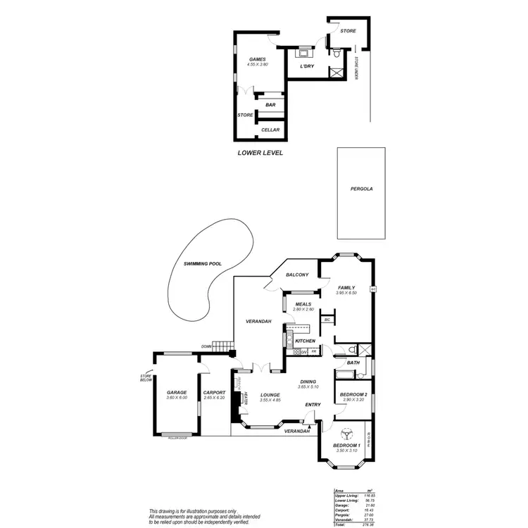 Floorplan of Homely house listing, 10 Sunnyview Crescent, Ridgehaven SA 5097