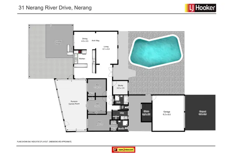 Floorplan of Homely house listing, 31 Nerang River Drive, Nerang QLD 4211