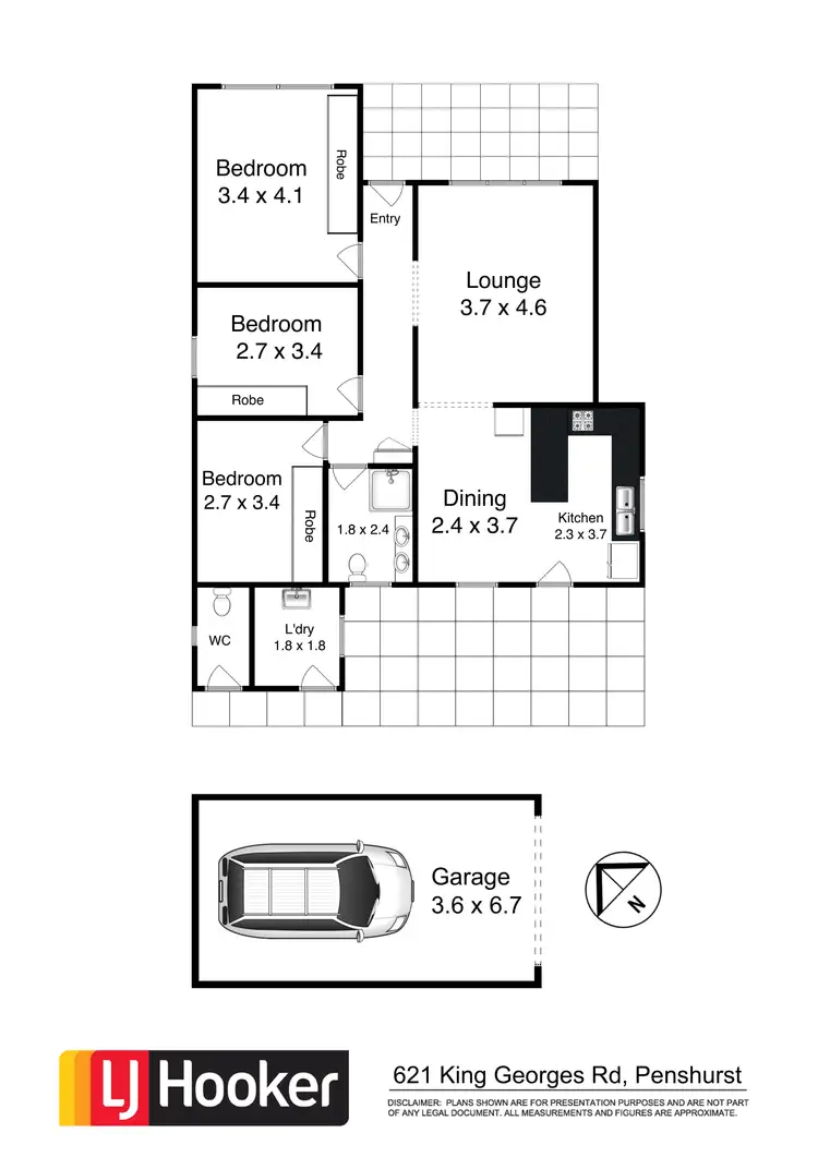Floorplan of Homely house listing, 621 King Georges Road (Corner Clarence St), Penshurst NSW 2222