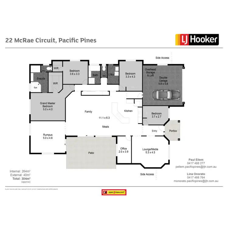 Floorplan of Homely house listing, 22 Mcrae Circuit, Pacific Pines QLD 4211