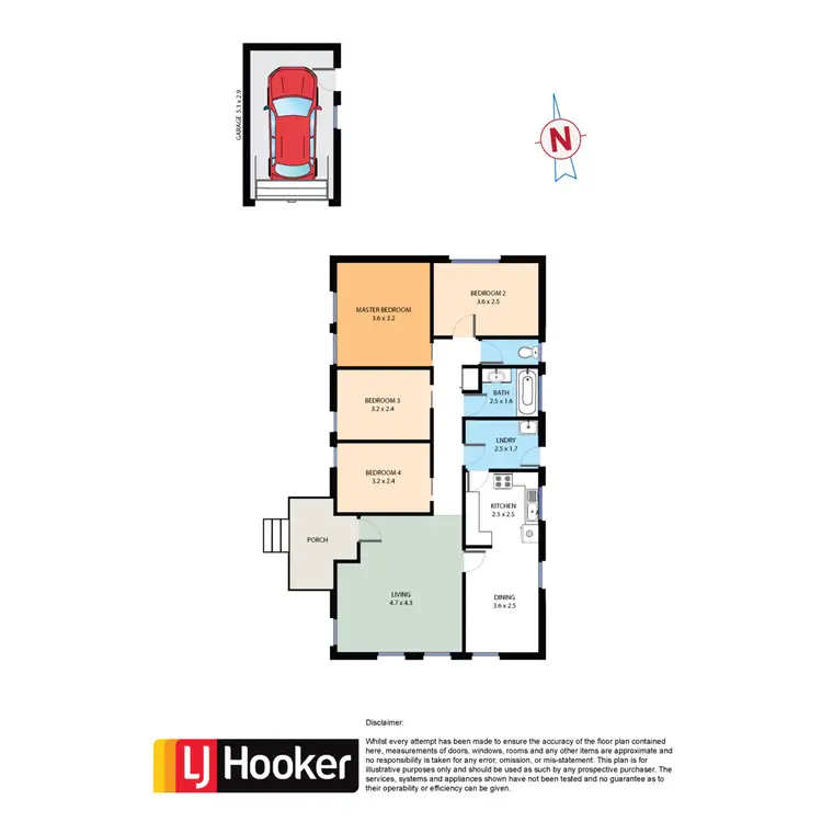 Floorplan of Homely house listing, 4 Awatea Place, Lethbridge Park NSW 2770
