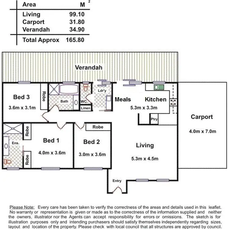 Floorplan of Homely house listing, 10 Centenary Avenue, Balaklava SA 5461