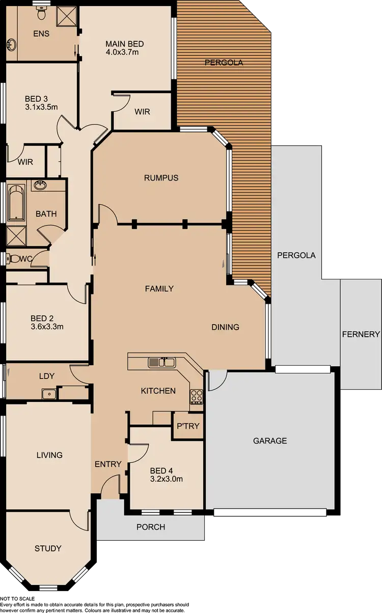 Floorplan of Homely house listing, 1 Stirling Circuit, Beaconsfield VIC 3807