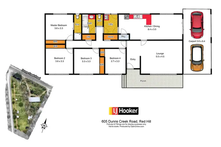 Floorplan of Homely house listing, 605 Dunns Creek Road, Red Hill VIC 3937