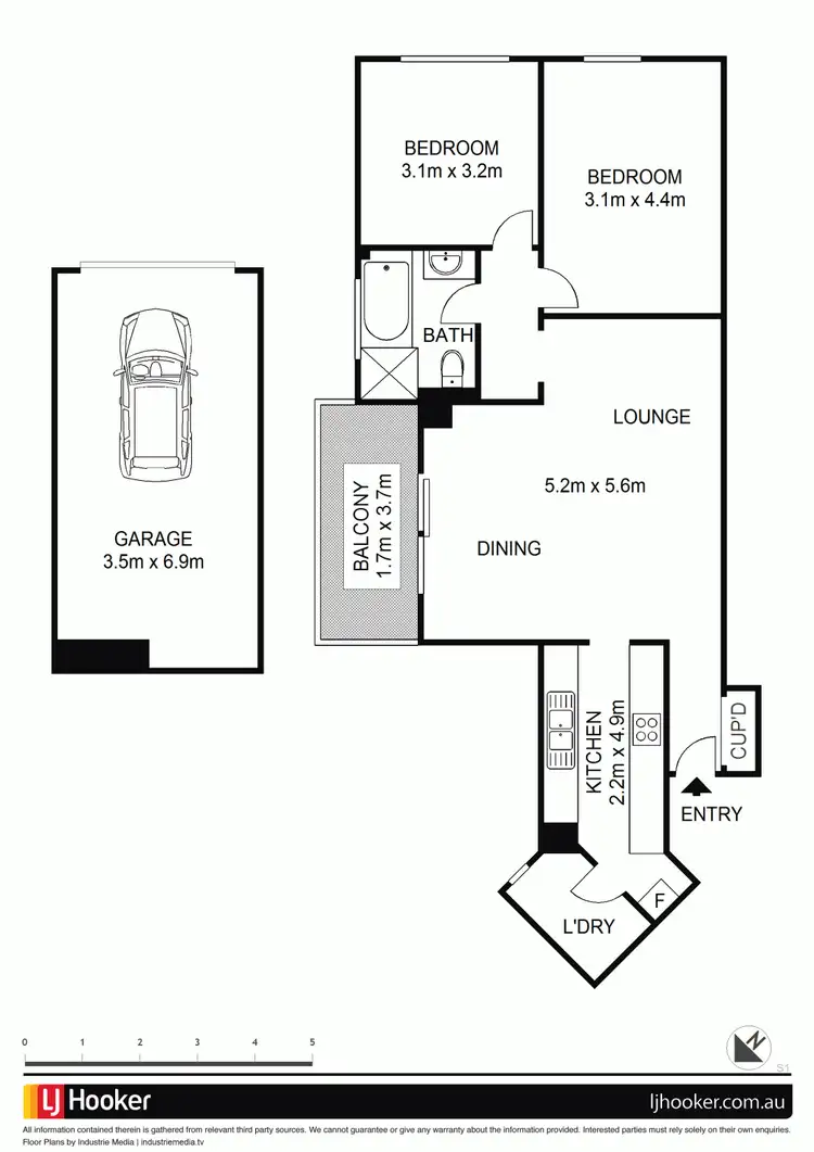 Floorplan of Homely apartment listing, 79/504 Church Street, North Parramatta NSW 2151