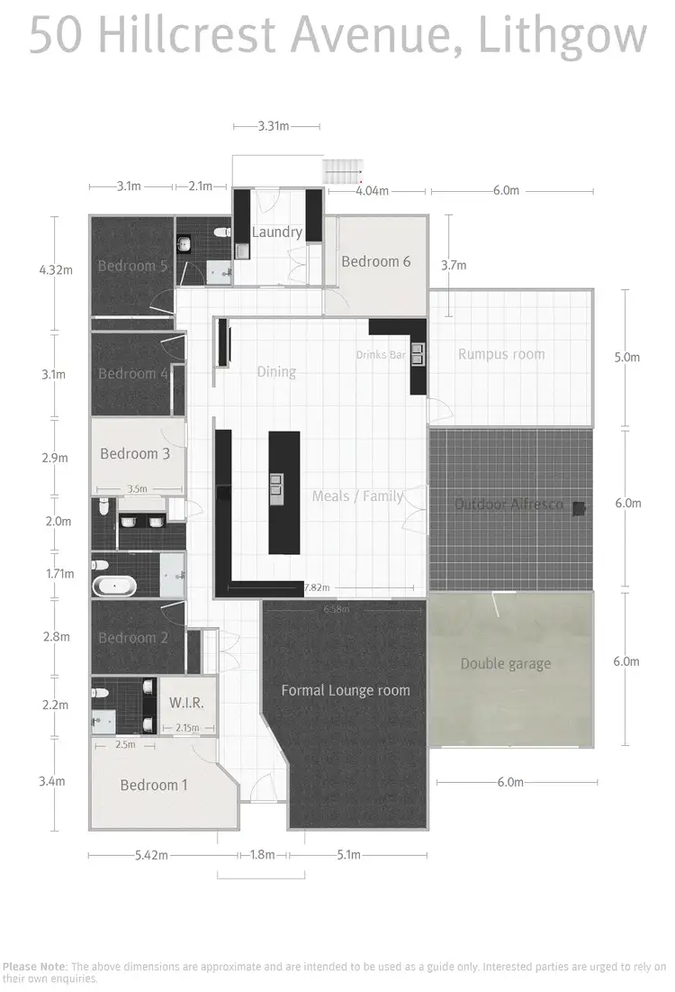 Floorplan of Homely house listing, 50 Hillcrest Avenue, Lithgow NSW 2790